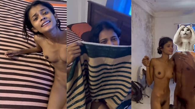 Young Slim Girl Painful Fucking With Boyfriend – Boob Pressing